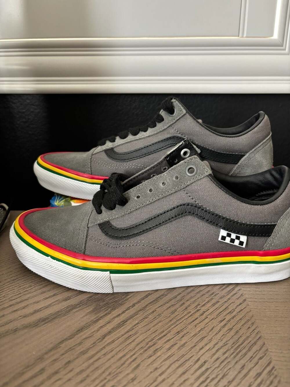 Vans Skate Old Skool Rasta Grey Skate Shoes